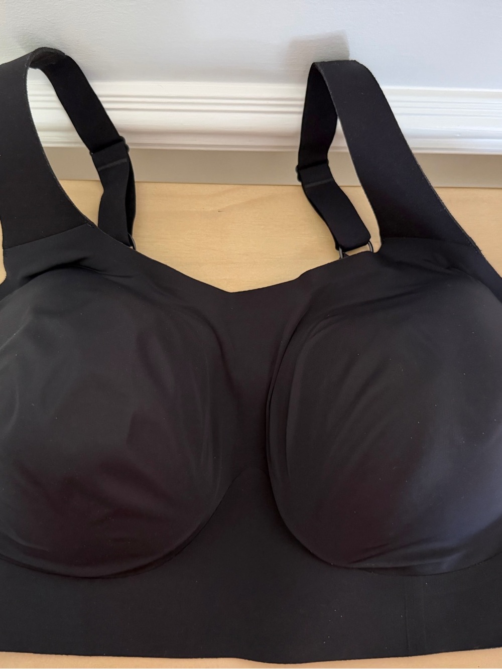 Evelyn & Bobbie Structured Scoop Bra w/ removable cups & adjustable straps; 3XL - Picture 4 of 7